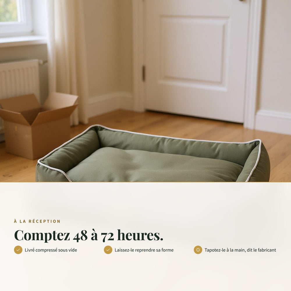 Panier chien indestructible en toile Oxford CANIPANI — À LA RÉCEPTION : Comptez 48 à 72 heures.
