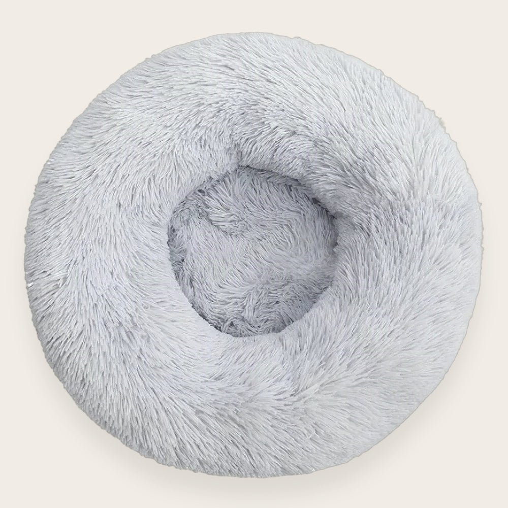 Panier chien fluffy rond XXL CANIPANI, Ø 90 cm, sur fond neutre