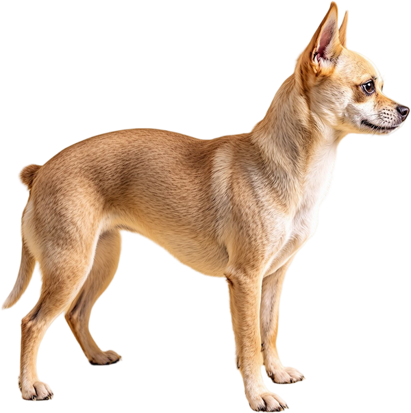 Chihuahua debout de profil